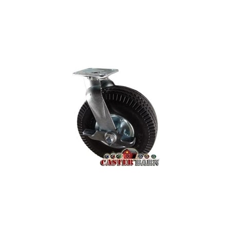 Casterhq Ever-Roll 10"x3" Swivel Caster, 280lbs Capacity CBER10SC